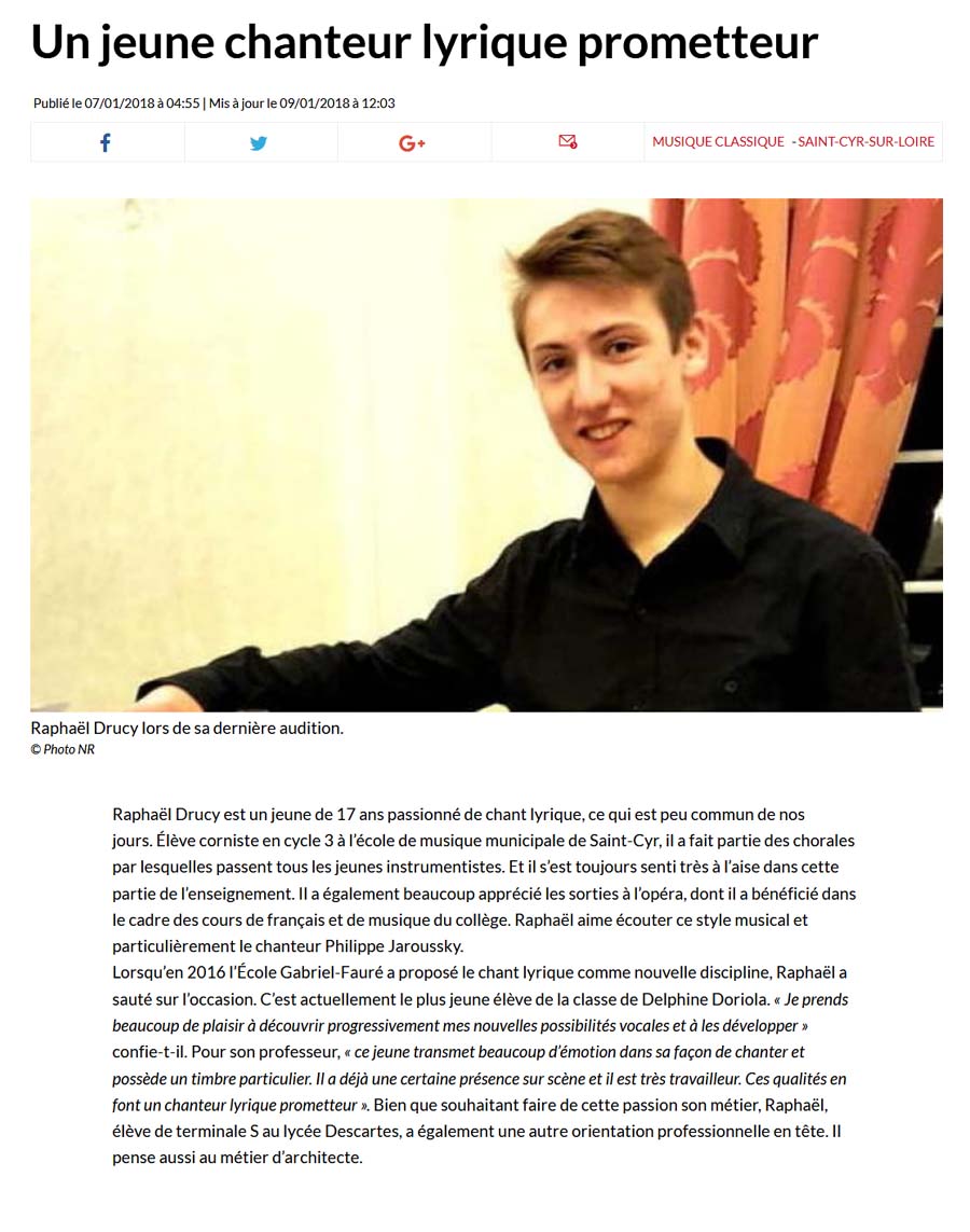 Nouvelle République 07-01-2018
