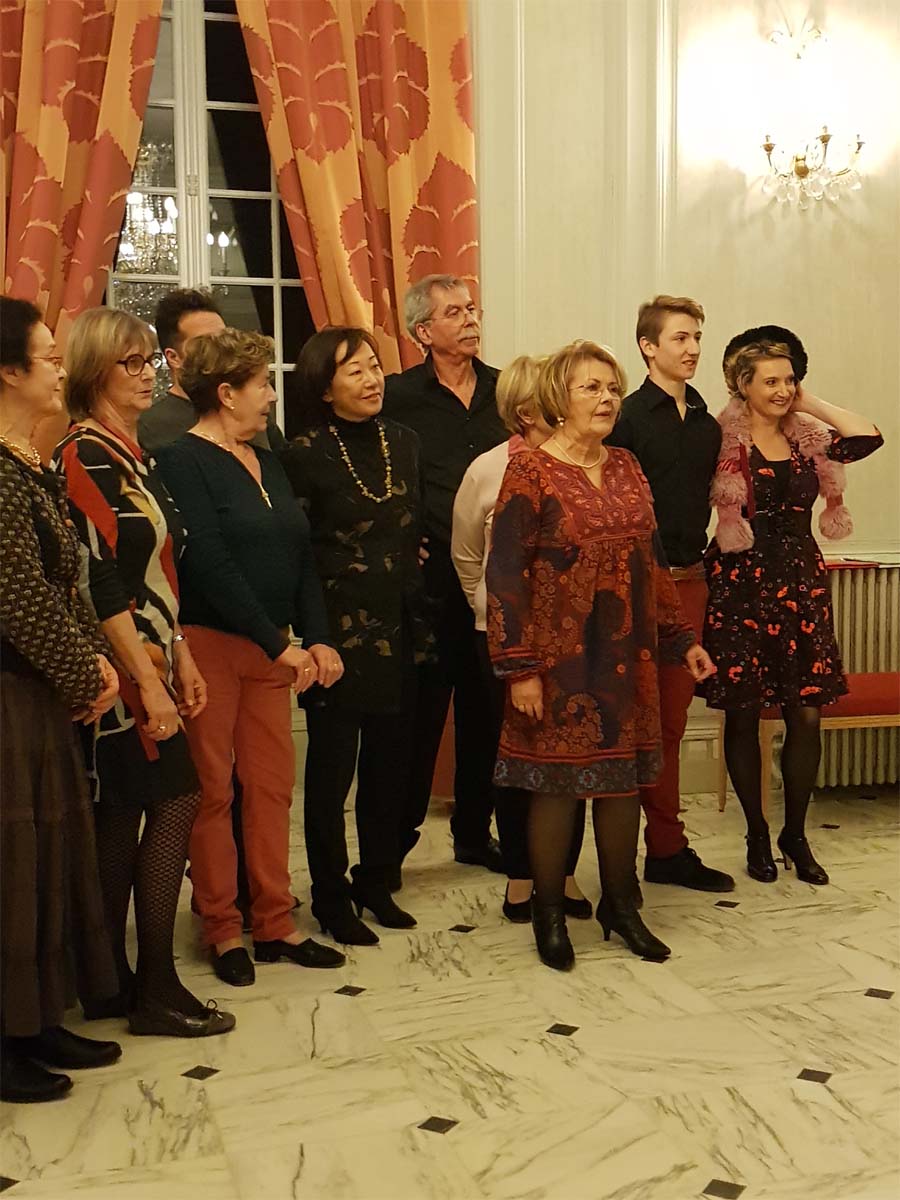Elèves cours de chant Doriola